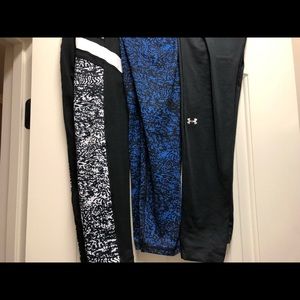 Under Armour and Target workout tights